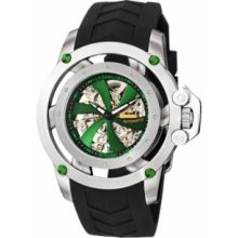 Stuhrling Original 309.33165 Impulse Automatic Skeleton Green Dial Watch