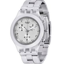 Swatch Watch Svck4038g Chrono Full Blooded Silver