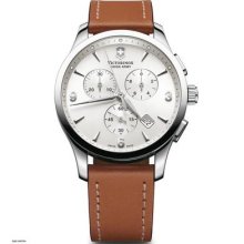 Swiss Army Victorinox 241480 Mens Leather Alliance Chronograph Watch