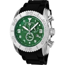 Swiss Legend 20066-013B Men's Commander Chronograph Green Dial Black S