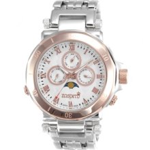 Swiss Made Solid Steel Zaspero Chronograph Quartz Watch Gogl10445