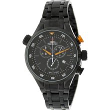 Swiss Precimax Men's Torin Pro SP12115 Black Stainless-Steel Swiss Chronograph Watch with Black Dial