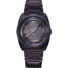 Tacs Lens-M Unisex Quartz Watch With Grey Dial Analogue Display And Silver Stainless Steel Plated Bracelet Ts1002c
