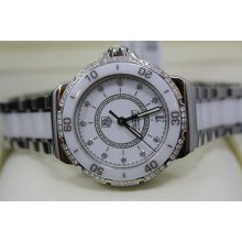 Tag Heuer Formula 1 Diamond Automatic Steel & White Ceramic Ladies Watch Wau2213