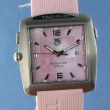 Tag Heuer Wae1114.ft6011 Professional Golf Watch Pink Mop Dial Ladies $1900