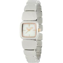 Ted Baker TE4047 Right On Time Quartz Two Tone Patterned Silver Dial
