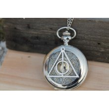 the harry potter jewelry pocket watch necklace antique steampunk friendship vintage style