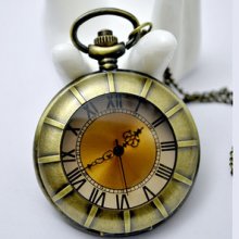 The high-end vintage pocket watch. Sun tan Pocket Watch Necklace Vintage Jewelry hb29 Antique Pocket Watch Necklace Bronze Chain Pendant