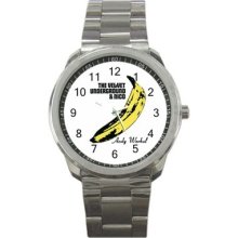 The Velvet Underground And Nico Andy Warhol Logo A Sport Metal Watch