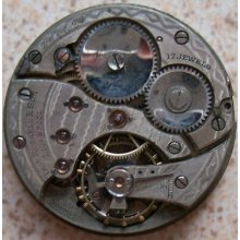 Thos Russell & Son Pocket Watch Movement & Dial 43 Mm Chronometer Balance Ok
