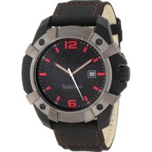 Timberland Men's Chocorua 13326JPBU/02A Black Nylon Quartz Watch with Black Dial