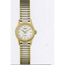 Timex 2-tone Elevated Classics Dress Expansion Watch With Dash Marking