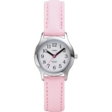 Timex Kids Easy Reader Pink Leather Strap Watch