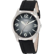 Timex Timex Mens T2n630 Black Plastic Stainless Steel Case Watch