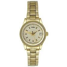 Timex Womens T2m560 Classic Gold-tone Dress Stainless Steel Bracelet Watch Wrist