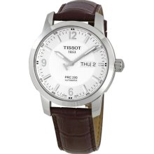 Tissot Men Automatic 'prc 200' 200m Sapphire Crystal Leather T0144301603700