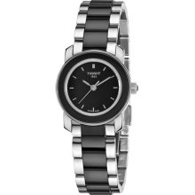 Tissot T-Trend Cera Black Ceramic Women's Watch T0642102205100