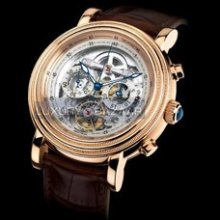 Toric Chronograph Tourbillon Skeleton (RG / Sapphire-Skeleton / Strap)