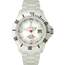 Toy Watch Pearlized Plasteramic - White Unisex watch #FLP01WH