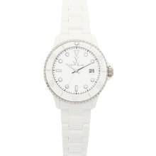 Toywatch classic plasteramic white watch. 32008-wh