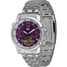Trias Lilac Dial, Automatic Calendar Watch Model Aerostar, Ã˜42 Mm Or 1.65 Inch