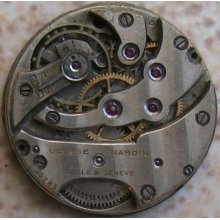 Ulysse Nardin Wristwatch Movement & Dial 20 Mm. In Diameter Running Condition