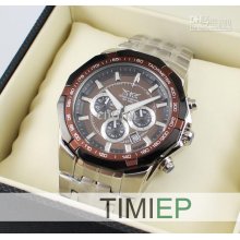 Unique Chocolate Dial Multifunction Time 100m Waterproof 300ft Divin
