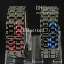 Unisex Blue+red Combo Led Digital Watch Lava Men Watch Mens Ladies W