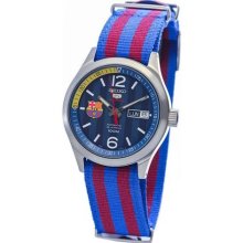 Unisex Seiko SRP303 Barcelona F.C Barcelona Stainless Steel Case ...
