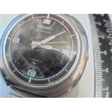 Unusual Dial Seiko Diamatic Date Auto Watch Runs 4u2fix