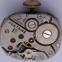 Used Eta 865 17 Jewels Adj. Watch Movement For Parts