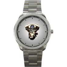 V-engine Mason Freemason Masonic Sport Metal Watch