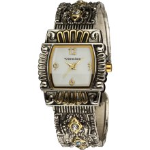 Vernier Ladies Classic Antique-look Two Tone Bangle Watch (Black) Vernier Ladies Classic Antique-look Two Tone Bangle Watch (Black)
