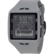 Vestal Men's Brg008 Brig Tide And Train Gray Black Digital Surf Watch Wrist