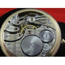 Vintage 16s Rockford 17j Pocketwatch 3 Finger Bridge