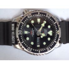 Vintage Citizen Promaster 200M 21 Jewel Cal.8203 Diver Watch Completely Reconditioned