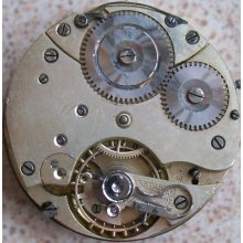 Vintage Fine Pocket Watch Movement & Dial Chronometer 43,5 Mm. Balance Broken