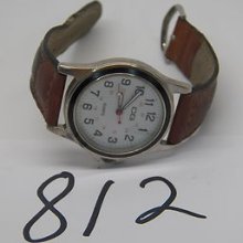 Vintage Jewelry Watch Mens C.g. Quartz Runs Great 812