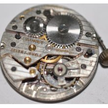 Vintage Lauret W Sub Dial Wrist Movement 7 Jewels 475