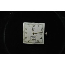 Vintage Mens Elgin Wristwatch Movement Caliber 555 Running