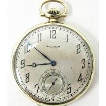 Vintage Solid 14k Waltham Colonial Pocket Watch