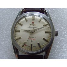 Vintage Swiss Titoni 17j Manual Men's Watch