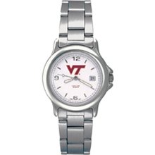 Virginia Tech University Watch In Stainless Steel - Varsity Ladies'