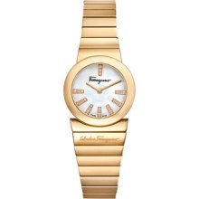 Watch Salvatore Ferragamo F70sbq5091is080 Gancino Soiree Diamonds Indices