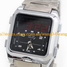 Weide Led Dual Core Digital Mens Sport Wrist Watch