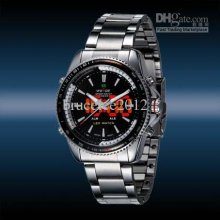 Weide Unisex Fashion Korean Mens Sport Watches Led Digital Stainless