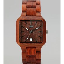 WeWood Watches Metis Red Wing Celtis Wood Watch, Brown