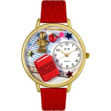 Whimsical watches english teacher gold watch - One Size