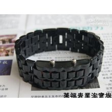 Wholesale - Plastic Band Samurai Lava Led Red Light Wristwatch Color