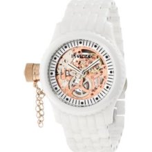 Women's 1898 Russian Diver Mechanical Rose Gold Tone Skeleton Dial